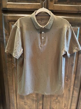 Men’s Nike Dri Fit Standard Fit Golf Polo Shirt L Olive $75!